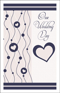 Wedding Program Cover Template 14A - Graphic 5